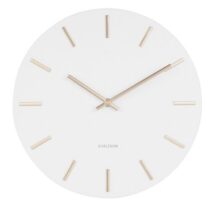 Karlsson 5821WH Dizajnové nástenné hodiny, pr. 30 cm