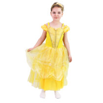 Rappa Detský kostým Princezná žltá, vel. M